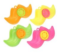 Veemoon 50 Silbatos De Colores Para Fiesta - Silbatos Creativos De Bigote Para - Juguetes Musicales a Granel Sopladores De Fiesta Divertidos Ideales Para Celebraciones y Juegos Al