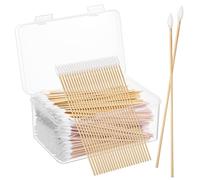 Veemoon 500piezas Hisopos De Algodón De Precisión Bastoncillos Puntiagudos Para Maquillaje y Limpieza De Uñas y Dispositivos Electrónicos