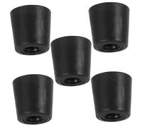 Veemoon 5piezas Cabezales De Goma para Tope De Puerta Cuñas De Puerta Resistentes y Prácticas Herramienta para Detener Dormitorio