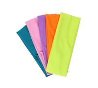 Veemoon 5piezas Json Data Diadema Deportiva Para Mujer Absorción Del Sudor Para Yoga Correr y Hacer Ejercicio Hecha De Algodón Puro Morado Para Deportes Al Aire Yoga Caminar Trotar Etc