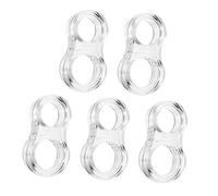 Veemoon 5piezas Puerta Anticolisión Tope De Manija De Puerta Transparente Protector De Pared para Pomo Puerta Tope De Puerta Prueba De Colisiones para Sujeta y Retenedor