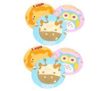 Veemoon 6 Gorros de Ducha Impermeables Colores Variados para Niños y Material Eva Banda Elástica Cómoda Ideales Baño Diario en Casa