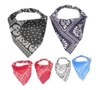 Veemoon 6 Pañuelos Elásticos Pelo Estampado Paisley, Surtido de Colores Variados, Tamaño Único, Banda Decorativa para Mujer y Niña en Actividades Diarias y Festivales