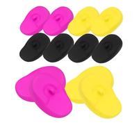 Veemoon 6 Pares de Oídos de Silicona para Tinte y Champú Orejeras Reutilizables Resistentes al para Salones y Personal