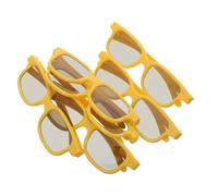 Veemoon 6 Piezas Cine con Gafas 3D Gafas De Visión 3D Gafas De Película Anaglifo Gafas De Fiesta De Cine Gafas De Cine 3D Anteojos Gafas 3D Anáglifo Gafas De Juego Naranja El Plastico