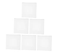 Veemoon 6 Piezas Mini Blanco con Marco para Pintura para Proyectos Diy de Algodón para Pintura al Óleo para Artistas Ligeros y Portátiles