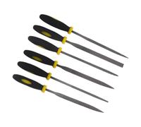 Veemoon 6 Piezas Mini Limas de Madera Mango Ergonómico, Escofina de Acero para Rápida Eliminación de Material en Cuero y Metales