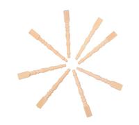 Veemoon 6 Piezas Mini Patas de Mesa para Miniaturas de Bases Pequeñas para Muebles Decorativos Accesorios para Casas de Muñecas y Manualidades