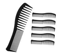 Veemoon 6 Piezas Peine De Doble Propósito Para Barbero Peine De Dientes Anchos En Forma De Rata Para Peinar y Moldear El Cabello Para Hombres y Mujeres