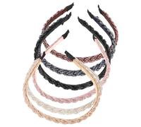 Veemoon 6 Piezas Perlas Aro Cabello Diadema de Perlas para Niña Adorno Cabello de Mujer para Fiesta y Celebración