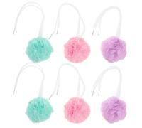 Veemoon 6 Piezas Pompones con Cascabeles para Patines de Hielo y Rodillos Accesorios Decorativos para Cordones Bola Peluda Colores Surtidos para Adultos Seguridad y Estilo Pistas de