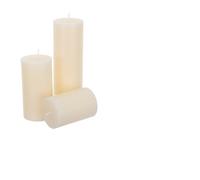 Veemoon 6 Piezas Velas Diseño Simple y Elegante para sin Aroma Cilíndricas Iluminación Marfil Color y para Ambientación Interiores Eventos