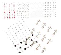 Veemoon 6hojas Pegatinas De Gemas Faciales Autoadhesivas Para Maquillaje De Decoración Para Ojos y Fiesta Joyas De Cuerpo y