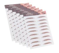 Veemoon 6hojas Pegatinas para Cejas Cejas Postizas de Imitación de Calcomanías de Naturales Transferencia de Agua Maquillaje Maquillaje Calcomanía