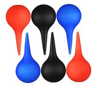 Veemoon 6Piezas Bolas de Lavado de Goma para Orejas Negros Azules Herramientas de Limpieza de Cera Eficaces para Adultos y Bebés Eliminación de Cera