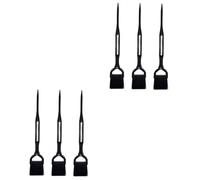 Veemoon 6piezas Brochas De Capilar Aplicadoras De Tinte y Para Coloración Salón y Hogar Herramientas De Peinado Aleatorios