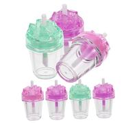 Veemoon 7 Piezas Tubos Vacíos para Brillo Labial Contenedores para Cosméticos Diy Reutilizables y Portátiles para y Diseño Transparente para Ver el Volumen Restante Color