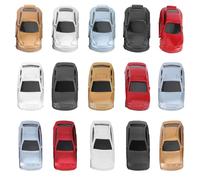 Veemoon 75 de Colores Variados para Maquetas, Mesa de Arena y Dioramas, Coche Modelo Pintado, Mini Modelos para Decoración y Juego Infantil