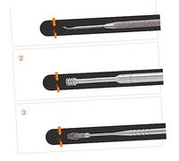 Veemoon 7Piezas Limpiadores de Oídos Inoxidable Herramientas para Remover Cera de Oído Cucharas de Cera de Oído Kit de Limpieza Práctico y Seguro para Adultos