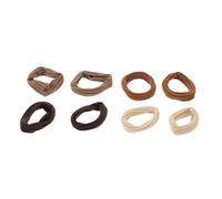 Veemoon 8 Piezas Gomas de Pelo Elásticas sin Costuras para Mujer Bandas Suaves para Cabello Grueso Colores Surtidos Cómodas y Resistentes para Deporte y Diario