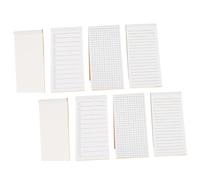 Veemoon 8 piezas Notas Desprendibles con Páginas Rayadas Blancas Cuadernos Prácticos de Papel Kraft para Oficina y Hogar