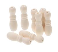 Veemoon 8 Piezas Pomos de Madera para Tiradores de Persianas Accesorios Resistentes para Cuerdas de Cortinas Diseño Rústico para Decoración del Hogar Compatibles con Cordones de Persianas