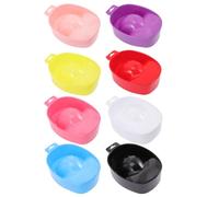 Veemoon 8 piezas Tazones para Remojo de Uñas Recipiente para Manicura Profesional y Uso Casa para Suavizar Cutículas y Remover Esmalte Salón o DIY