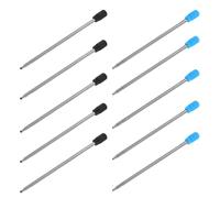 Veemoon 80 Piezas Recambios para Bolígrafos de Escritura Metalicos de 7cm Tinta Negra y Azul, Recarga Fácil para Bolígrafos de Cristal Adecuado para Decoracion Colegio y Proyectos