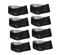 Veemoon 8piezas Pantalones de Malla Elástica para Madres Bragas Desechables Negras Ropa Interior Femenina Cómoda Postparto sin Costuras