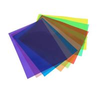 Veemoon 9 Hojas Papel colorido alas de celofán de color artesanías de papel de violonchelo celofán de color transparente envase envoltura de celofán de colores papel celofán bricolaje 9pcs