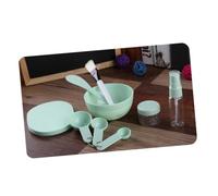 Veemoon 9 Piezas Herramientas para Faciales Verde Kit Completo con Espátula Pincel Cuenco Mezclador Pulverizador y Medidores para Aplicación Precisa y Diario