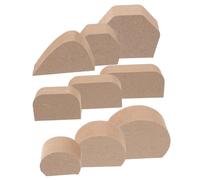 Veemoon 9 piezas Moldes para Asas de Tazas Pequeñas Herramienta DIY Manual de Moldeado Formas de Asas Resistentes y Portátiles para Manualidades