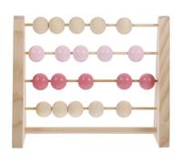 Veemoon Ábaco de Madera Natural para Pequeños 1-3 Años, Juguete Educativo de Cálculo Matemático, Herramienta de Aprendizaje Temprano Cuentas de Madera para Desarrollo Intelectual