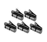 Veemoon Abrazaderas Sujetacables Grandes Para Micrófono y Auriculares, Clip Resistente De Material Abs y Pc, 5 Unidades Para Organizar Cables Oficina y Uso Diario, Color Moda