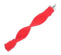 Veemoon Accesorio para Loros Percha para Moler Pájaros Arena de Cuarzo y Madera Roja, Aumenta la Actividad y Cuidado para Periquitos y Loros Color Aleatorio