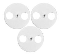 Veemoon Accesorios para Caja de Música 3 Piezas, Disco Metálico Redondo de 55 Mm, Llave Giratoria de Cuerda para Reemplazo y Bricolaje, Base Estable y Ajuste de Melodía para Proyectos DIY