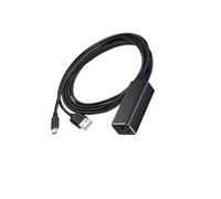 Veemoon Adaptador Ethernet Micro USB a Rj45 100mps Tarjeta De Red para TV Compatible Stick