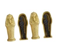 Veemoon Adornos Momia Resina 2 Piezas Decoración De Escritorio y Hogar Estilo Antiguo Egipto Figura Artística para Jardín y Balcón Artesanía Decorativa