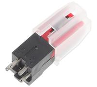 Veemoon Aguja de Repuesto para Tocadiscos de Vinilo Lápiz Óptico de Aluminio Aguja para Fonógrafo de Cerámica Piezoeléctrica Compatible Gramófono Vintage Accesorio para Dj y Música