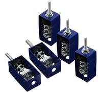 Veemoon Aisladores de Vibraciones Montaje Suspendido, 5 Piezas, Amortiguadores de Resorte para Equipos Colgantes, Reducción de Ruido en Teatros y Entornos Residenciales