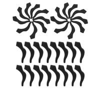 Veemoon Ajuste Cómodo y para Gafas y Uso Diario Diseño Ergonómico para Ciclismo 20 Pares de Ganchos de Silicona Antideslizantes para Ciclismo y Uso Diario