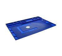 Veemoon Alfombrilla De Trabajo Aislante De Silicona Grande Diseño Antideslizante Estación De Reparación Electrónica Para Ordenadores Móviles y Resistente Altas Temperaturas