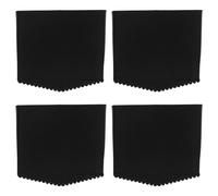 Veemoon Alfombrillas de Goma Antideslizantes para Patas de Escalera de Mano, Tapas para Pies de Escalera 2.5x5 Cm, 4 Piezas, Protección Aislante y Resistente para Uso en Construcción