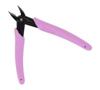 Veemoon Alicates para Manicura de Acero Inoxidable Cortauñas Diagonales Portátiles Color Púrpura para Quitar Adornos y Gemas de Imitación Uñas Herramienta Precisa para Decoración y