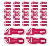 Veemoon Almohadillas Adhesivas Desechables Para Bronceado En Aerosol, 25 Pares, Tamaño Estándar, Protección Antideslizante, Para Pies Sensibles, Uso En Salones y Eventos, Fácil Aplicación