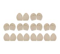 Veemoon Almohadillas Antepié Ajustables para Zapatos Deportivos y Tacones Altos, Esponja Reutilizable, Talla Única, 10 Pares (5 Redondas y 5 Puntiagudas Color Piel)