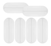 Veemoon Almohadillas Invisibles para Sujetador Soporte Cómodo y Diseño Mini para Mujer 6 Piezas Hombreras Adhesivas de Silicona Reutilizables Antideslizantes (color Claro)