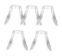 Veemoon Almohadillas Nasales De Silicona Para Gafas 5 Unidades, Suaves y Transpirables Orificio, Repuesto Antideslizante Para Puente Nasal Infantil, Uso Prolongado, Accesorios Para Gafas De Niños