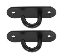 Veemoon Anclaje de Pared de Acero Inoxidable Alta Resistencia y Fácil Instalación 2 Piezas para Entrenamiento Bandas de Resistencia para Uso en Interiores y Exteriores