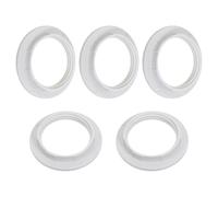 Veemoon Anillos de Base de Lámpara E27 Rosca Completa, Collar Grueso para Soporte Seguro de Pantalla, 5 Piezas para Bricolaje y Reparación en Electricidad Doméstica